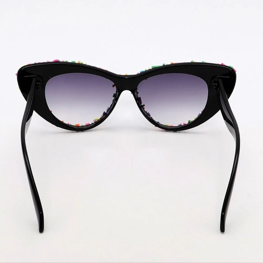 NEW Women's Sprinkle Cat Eye Fashion Sunglasses